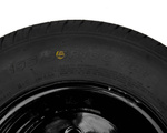 Колесо усиленное для прицепа LINGLONG TIRE 195/55 R10C 98/96N UNITRAILER RIM черное 6Jx10"H2 5x112 ET:-4
