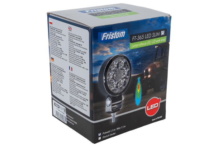 LED darba lampas atstarotājs FRISTOM FT-365 SLIM 6xLED 1500lm