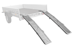 UNITRAILER ALR005 salokāmas tērauda rampas piekabēm 200 cm 500 kg 2 gab. komplekts