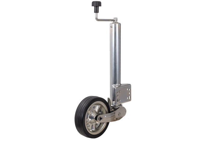 KNOTT ATK60 pastiprināts žokeja ritenis ar rokturi 350kg 60mm 785-1020mm