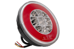 TT TECHNOLOGY TT.12008 Glo-Trac LED Hamburger Задний фонарь, 3 функции, универсальный