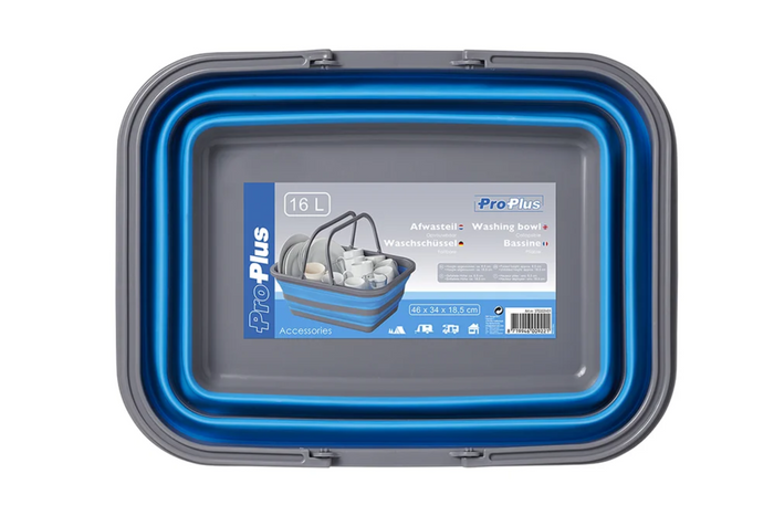Складная дорожная миска ProPlus 370303V01 из силикона, 16 л.