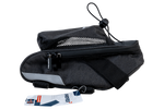 Велосипедная сумка PROFEX 82318 Long Black Lux с карманом для бутылки.