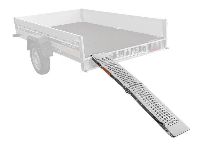 UNITRAILER ALR004 salokāma tērauda rampa piekabei 170 cm 227 kg