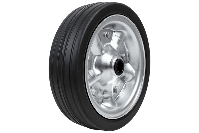 Запасное колесо для опорного колеса KNOTT 405725.001, изготовленное из цельной резины, 225x65 мм.