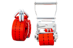 UNITRAILER 6m/35mm/2t sarkana transporta lente ar spriegotāju