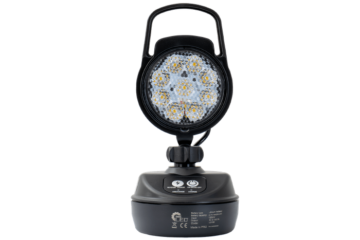 LED darba lampa TruckLED L0159 9xLED uzlādējams magnēts