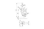 KNOTT TK57 grozāms atbalsta ritenis ar rokturi 500kg 57mm 710-1010mm