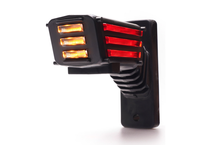 WAŚ 2550L W297.3.1 SPOT LED kreisais gabarītlukturis uz īsas sviras