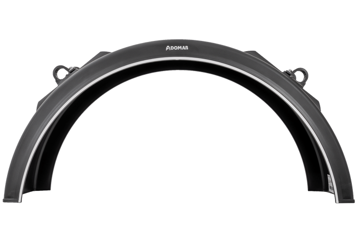 Брызговик для прицепа 19,5-22,5" DOMAR DK3075 колесная арка 1250/430 мм с кронштейнами крепления