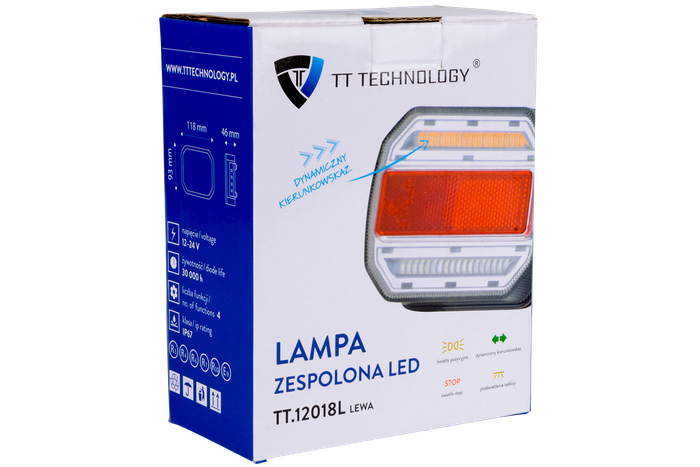 Задний фонарь TT TECHNOLOGY TT.12018L LED 4 функции левый