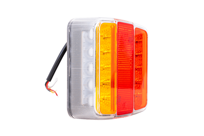 TT TECHNOLOGY TT.12006 LED aizmugurējais lukturis ar 4 funkcijām, universāls