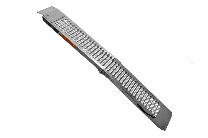 UNITRAILER ALR004 salokāma tērauda rampa piekabei 170 cm 227 kg