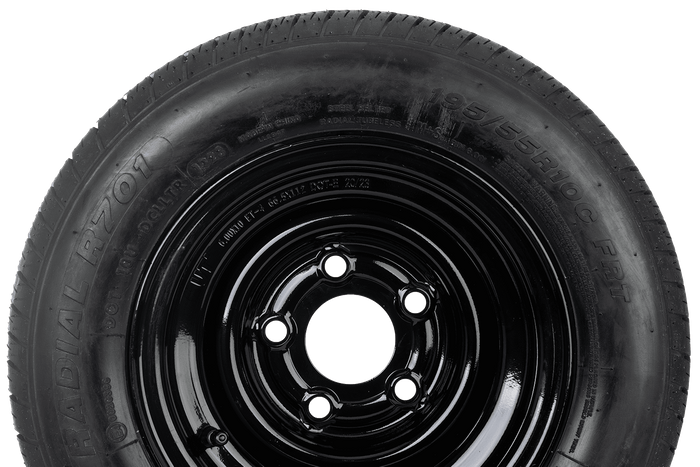 Колесо усиленное для прицепа LINGLONG TIRE 195/55 R10C 98/96N UNITRAILER RIM черное 6Jx10"H2 5x112 ET:-4