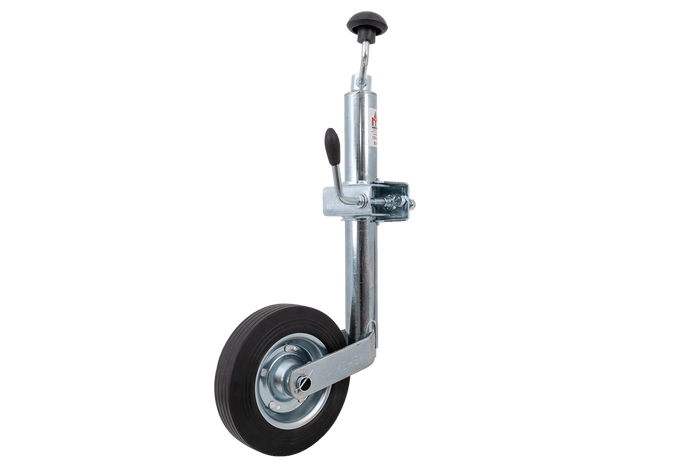 Žokeja ritenis ar skavu UNITRAILER 150kg 48mm 505-730mm