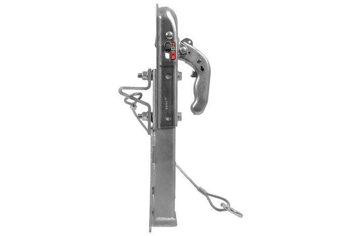 KNOTT KQ14-A+KZE7.5 lodveida sakabe 750 kg piekabei ar V veida jūgstieni