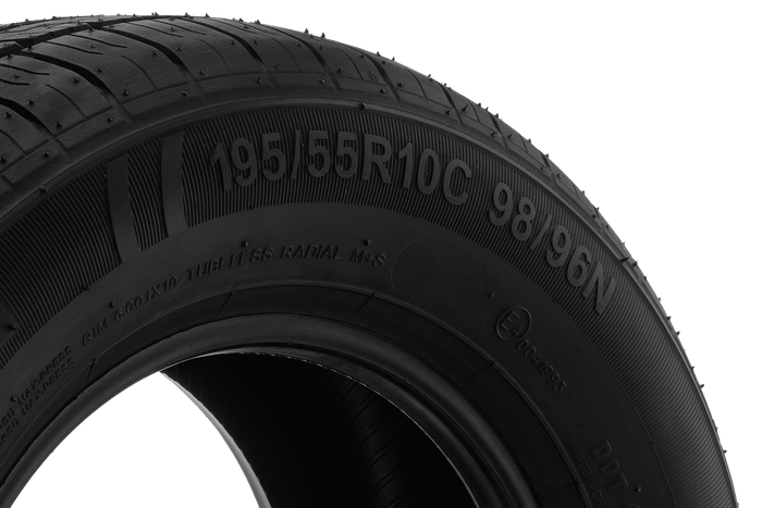 Усиленная шина для прицепа KENDA KR101 195/55 R10C 98/96N