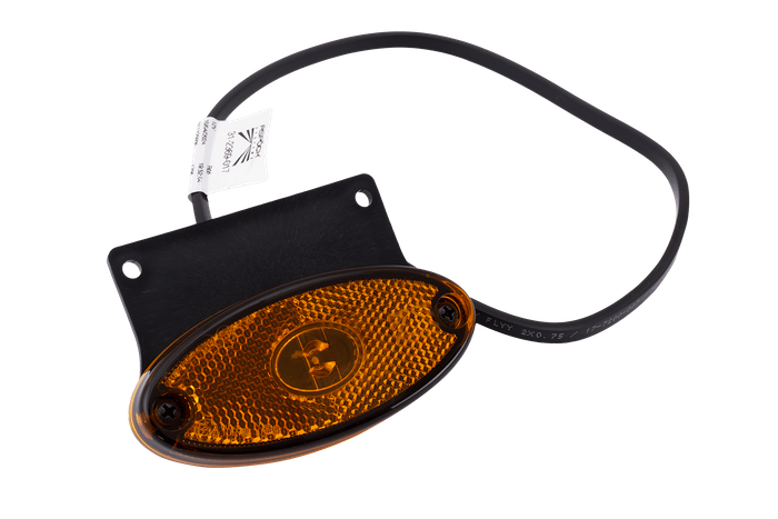 ASPÖCK FLATPOINT II LED gabarītlampa, oranža, universāla, ar turētāju